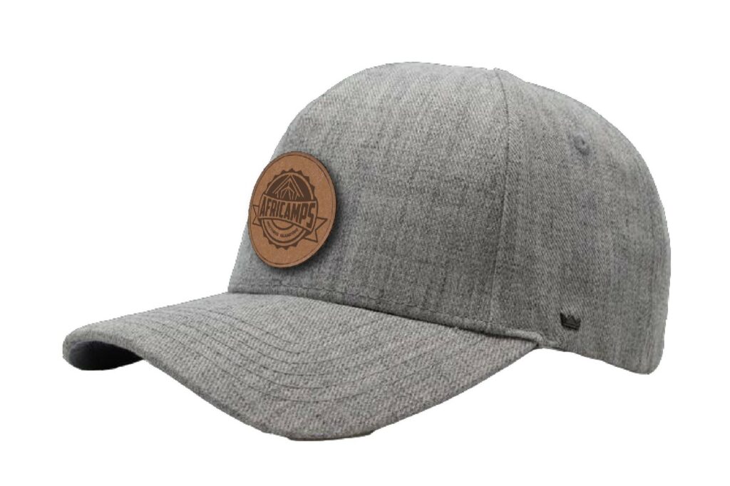 africamps boutique glamping merchandise uflex cap adult grey melange
